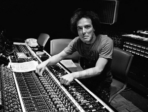 Jello Biafra sitting at the API console - we were mixing the last DK album                       