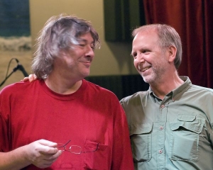 Andy Johns and Me during the Chickenfoot recordings 2008             