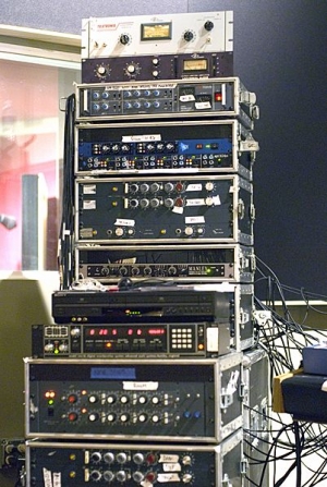 My gear hill for Chickenfoot sessions at Sam's studio              