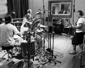 Chickenfoot recording at Sam's studio 2008                 