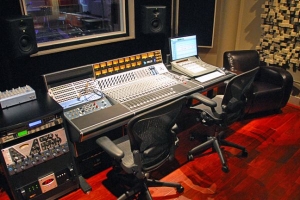 Sammy Hagar's new control room I designed in April 2010                         
